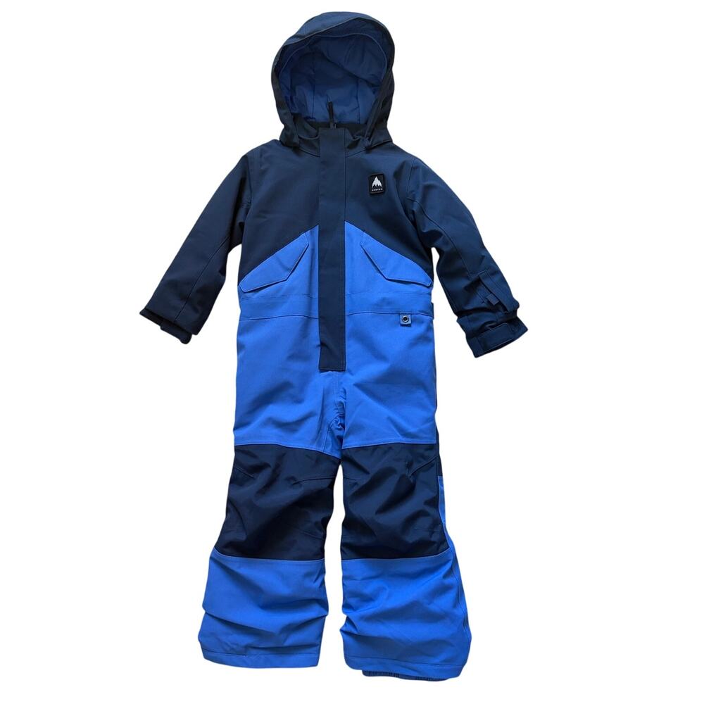 Burton Toddler's One Piece Snow Suit Blue 4T Blue Navy Hoodie